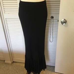 Banana Republic black chiffon skirt NWOT